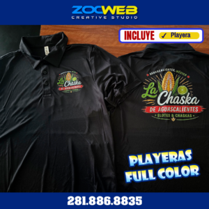 35 playeras fullcolor polyester